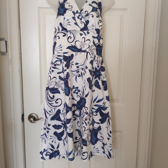 AGB Dress Floral A-line Halter Dress - Picture 7 of 9